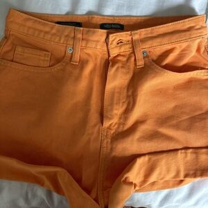 Wild fable orange high rise mom shorts